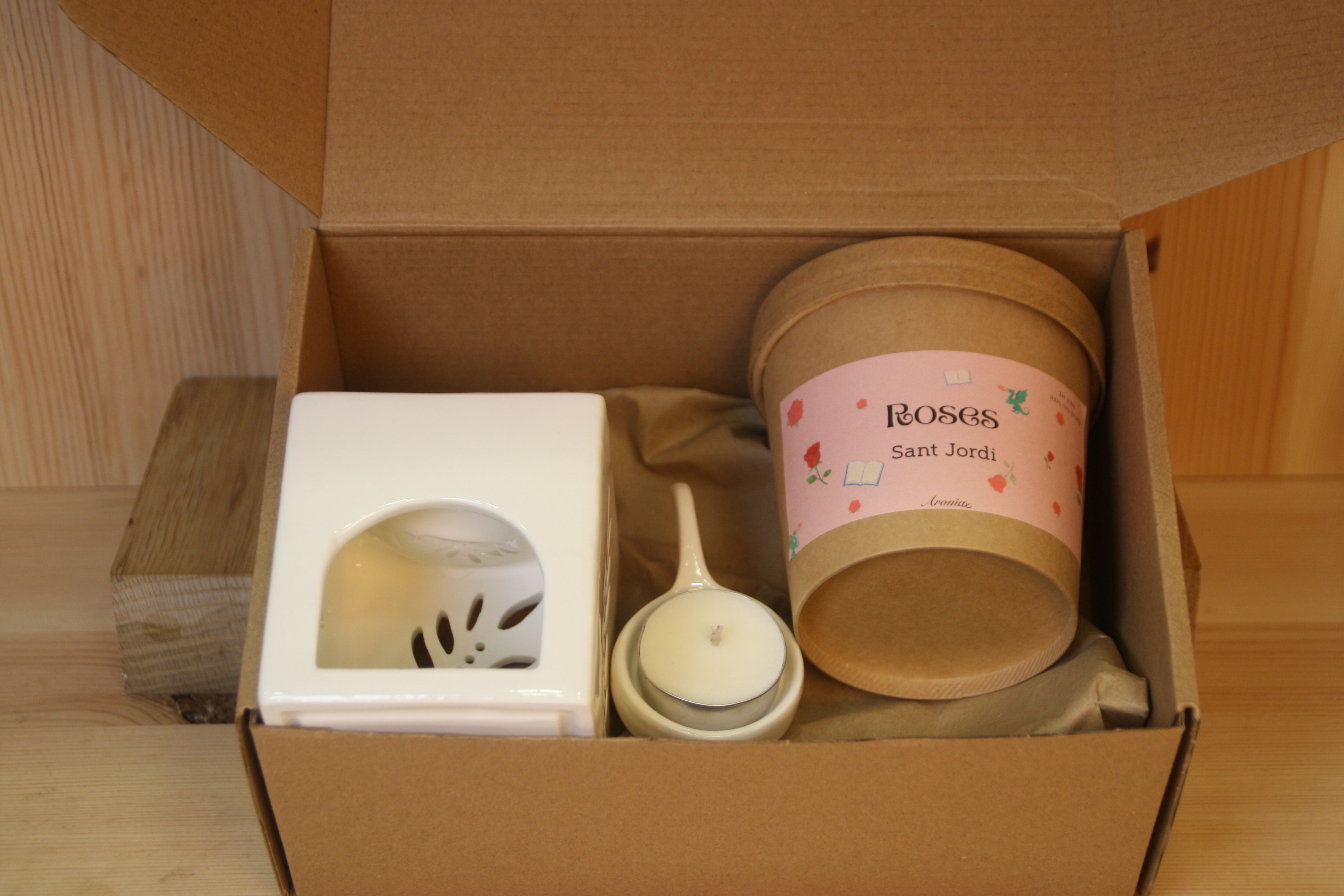 Pack Quemador + Wax Melt Rosas
