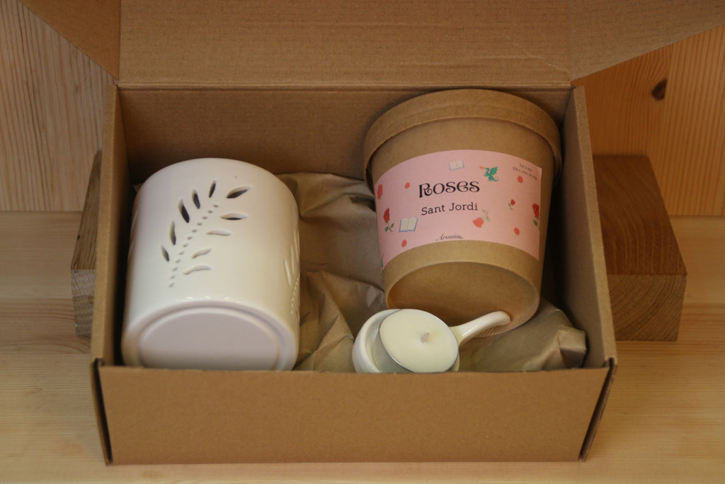 Pack Quemador + Wax Melt Rosas