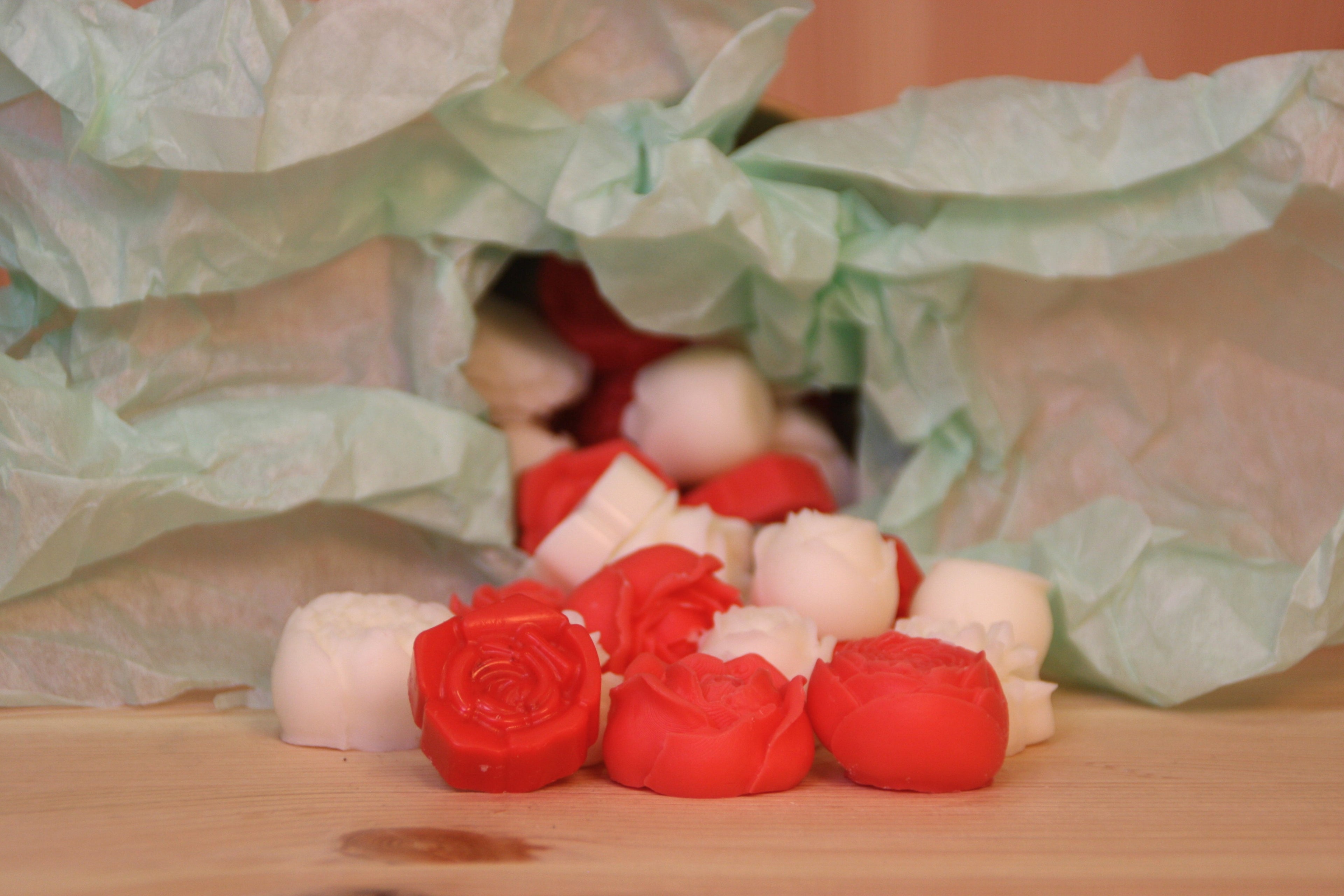 Wax Melt Formas de Rosas